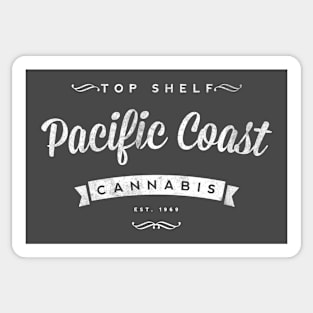 Pacific Coast Cannabis Weed 420 Sticker